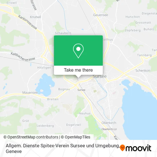 Allgem. Dienste Spitex-Verein Sursee und Umgebung map