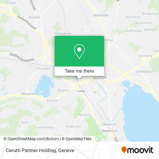 Cerutti Partner Holding map