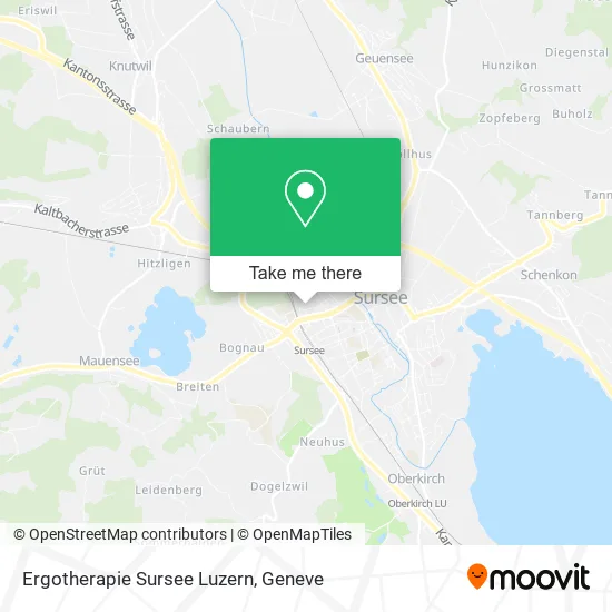 Ergotherapie Sursee Luzern map