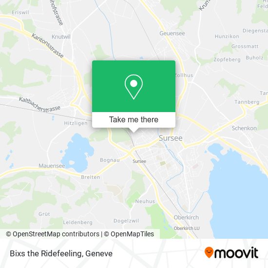 Bixs the Ridefeeling map