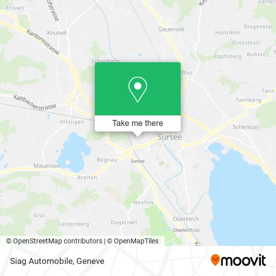 Siag Automobile map
