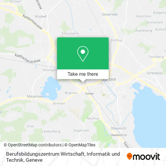 Berufsbildungszentrum Wirtschaft, Informatik und Technik map