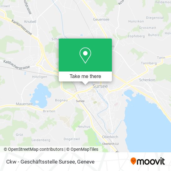 Ckw - Geschäftsstelle Sursee map
