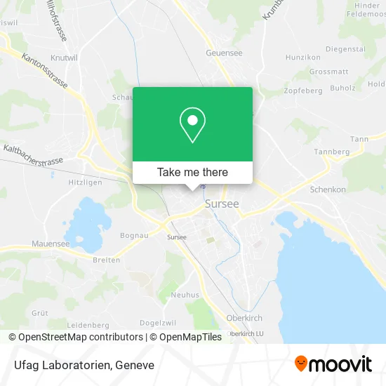 Ufag Laboratorien map