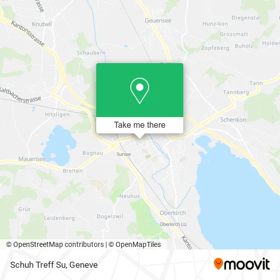 Schuh Treff Su map