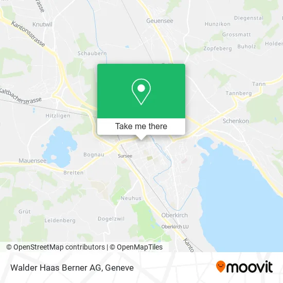 Walder Haas Berner AG map