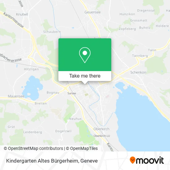 Kindergarten Altes Bürgerheim map