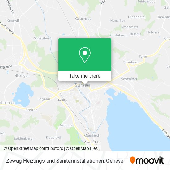 Zewag Heizungs-und Sanitärinstallationen map