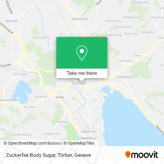 Zuckerfee Body Sugar, Törber map