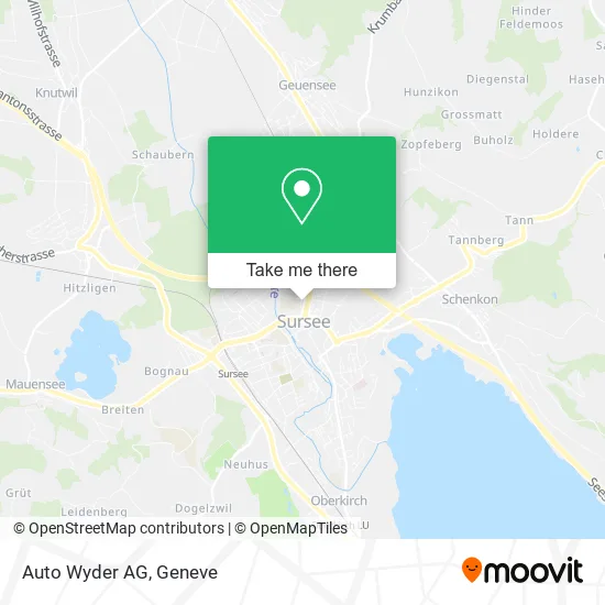 Auto Wyder AG map