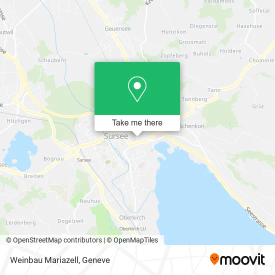 Weinbau Mariazell map