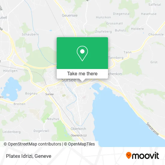 Platex Idrizi map