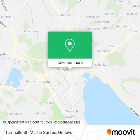 Turnhalle St. Martin Sursee map