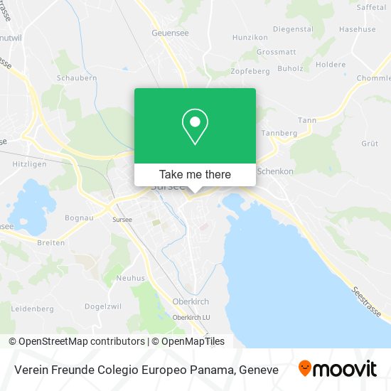Verein Freunde Colegio Europeo Panama map