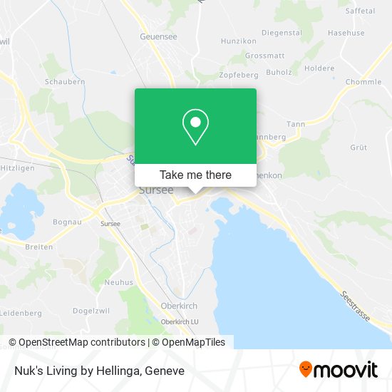 Nuk's Living by Hellinga map