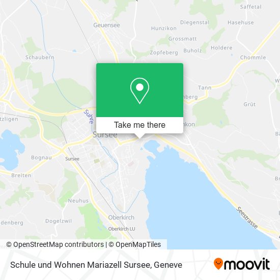 Schule und Wohnen Mariazell Sursee map