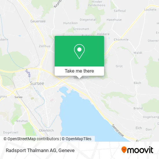 Radsport Thalmann AG map