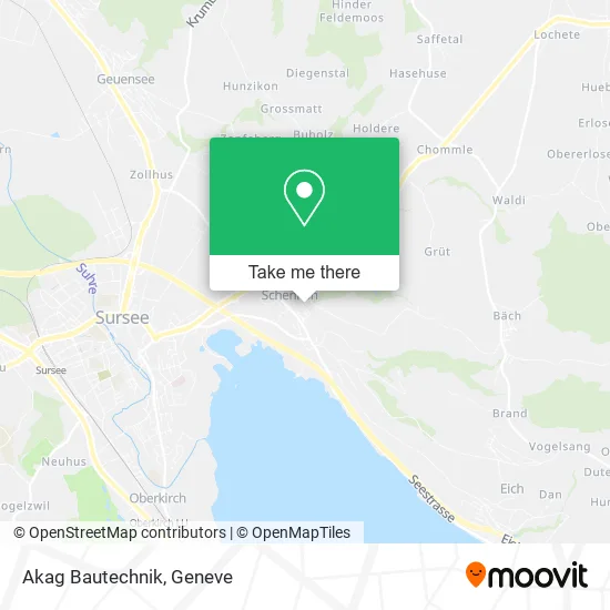 Akag Bautechnik map