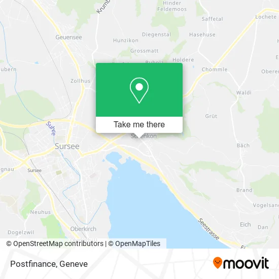Postfinance map