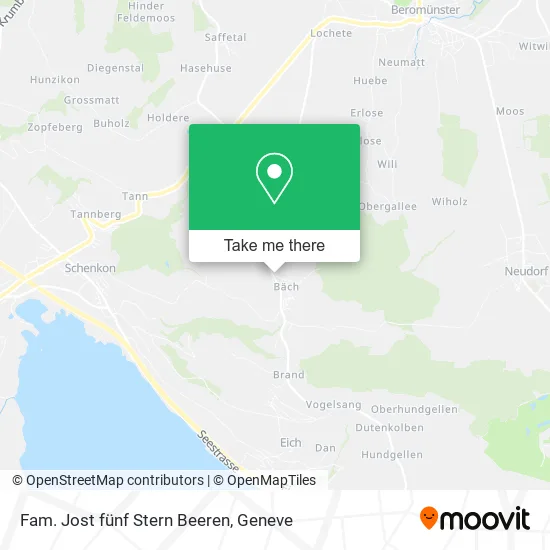 Fam. Jost fünf Stern Beeren map