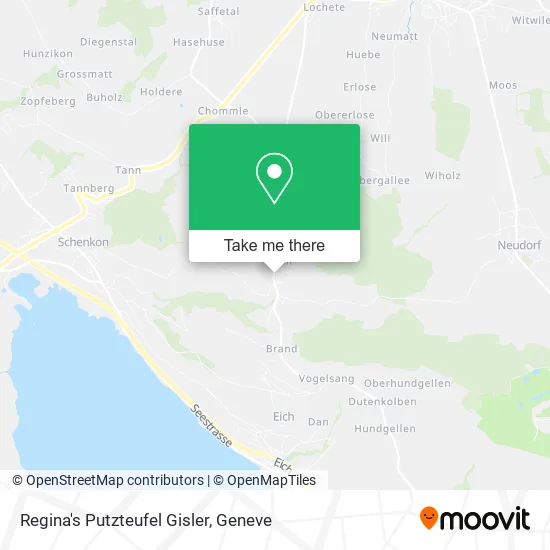 Regina's Putzteufel Gisler map