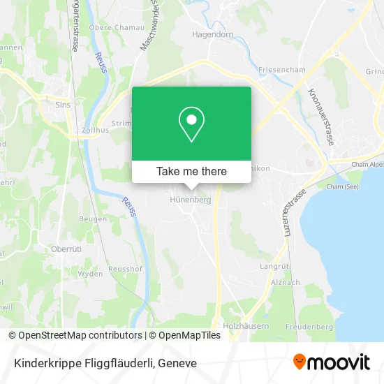 Kinderkrippe Fliggfläuderli map