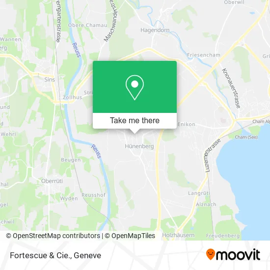 Fortescue & Cie. map
