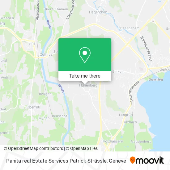 Panita real Estate Services Patrick Strässle map