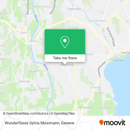 Wunderfüsse Sylvia Mosimann map