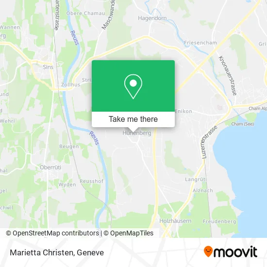 Marietta Christen map