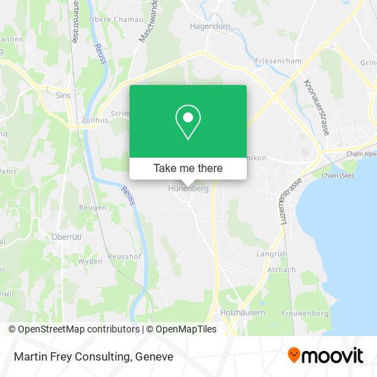 Martin Frey Consulting map