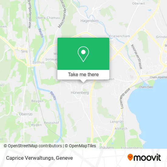 Caprice Verwaltungs map