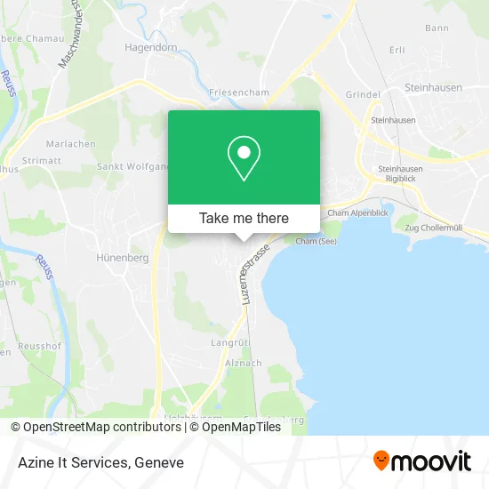 Azine It Services map