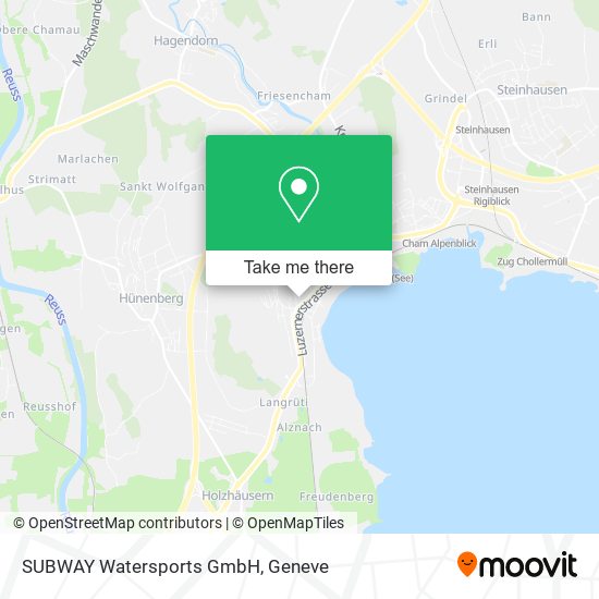 SUBWAY Watersports GmbH map