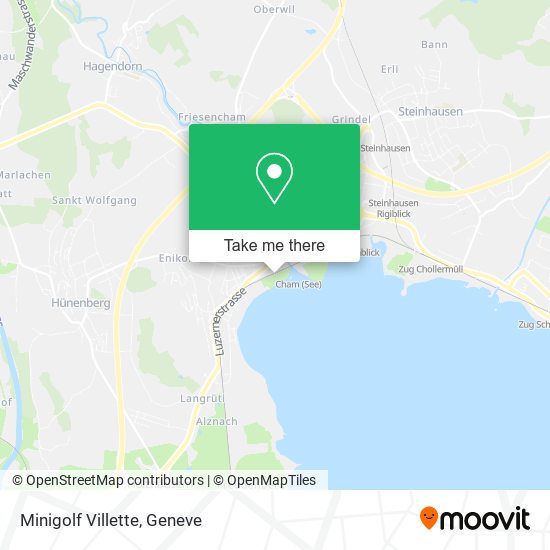 Minigolf Villette map