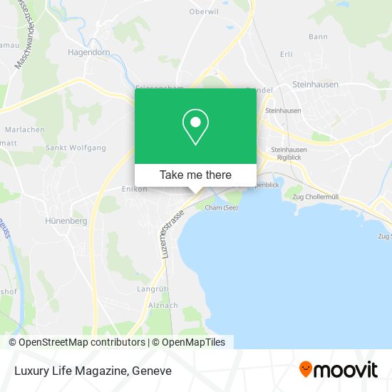 Luxury Life Magazine map