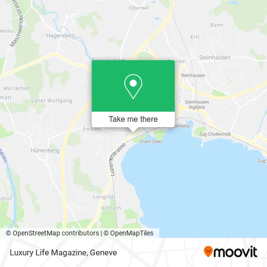 Luxury Life Magazine map