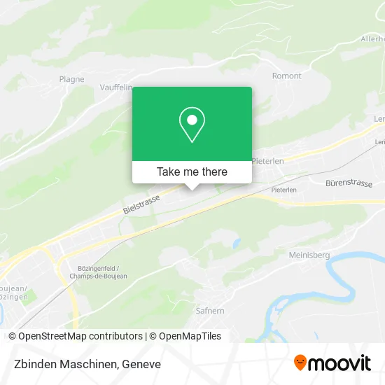 Zbinden Maschinen map