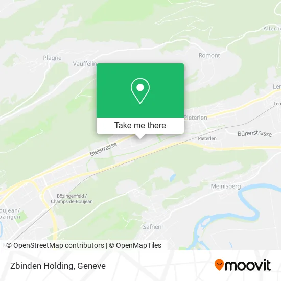 Zbinden Holding map