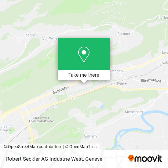 Robert Seckler AG Industrie West map