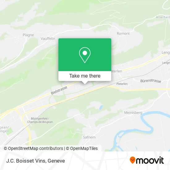J.C. Boisset Vins map