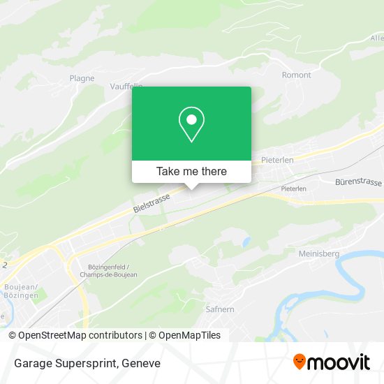 Garage Supersprint map