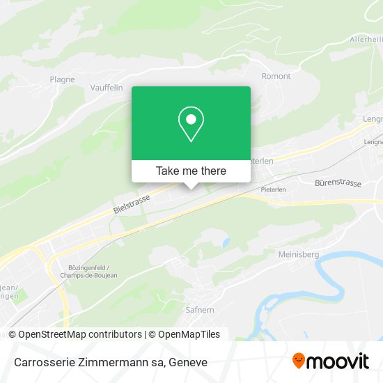 Carrosserie Zimmermann sa map
