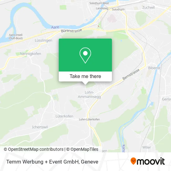 Temm Werbung + Event GmbH map