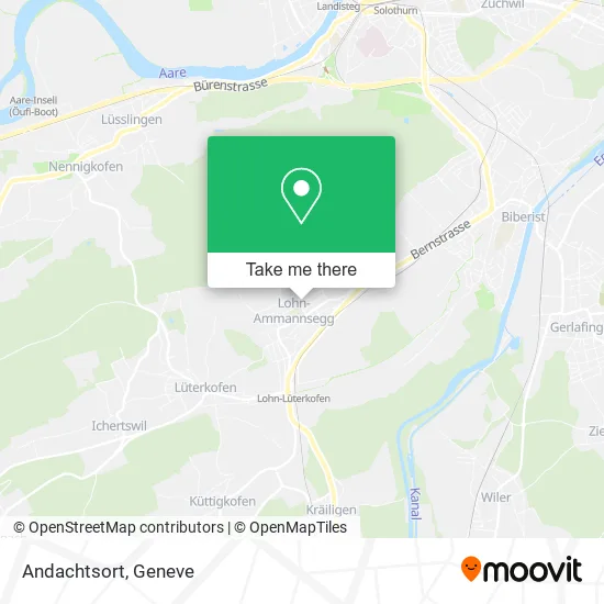 Andachtsort map