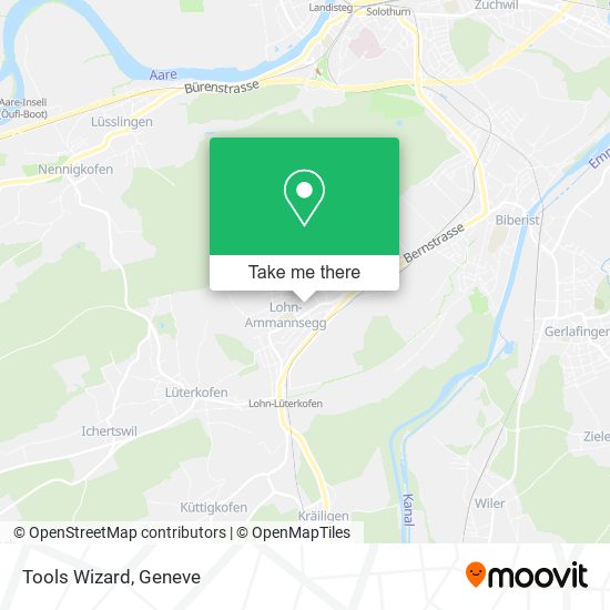 Tools Wizard map