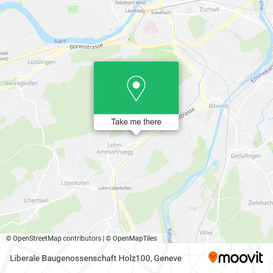 Liberale Baugenossenschaft Holz100 map