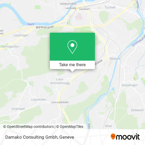 Damako Consulting Gmbh map