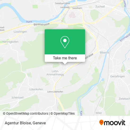 Agentur Bloise map