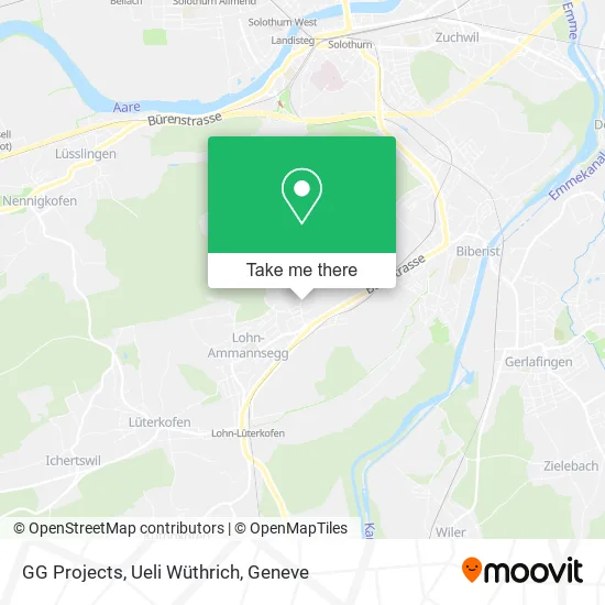 GG Projects, Ueli Wüthrich map